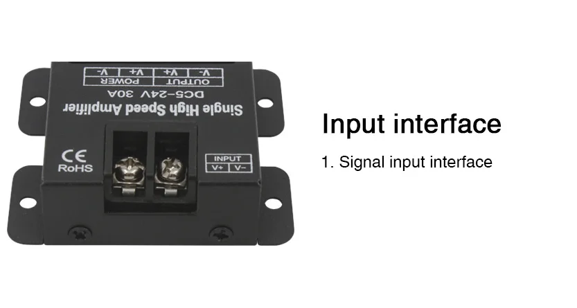 Железное сиденье высокой мощности 360 Вт DC5-24V Одноцветный усилитель для инженерных специальных светодиодных одноцветных ламп
