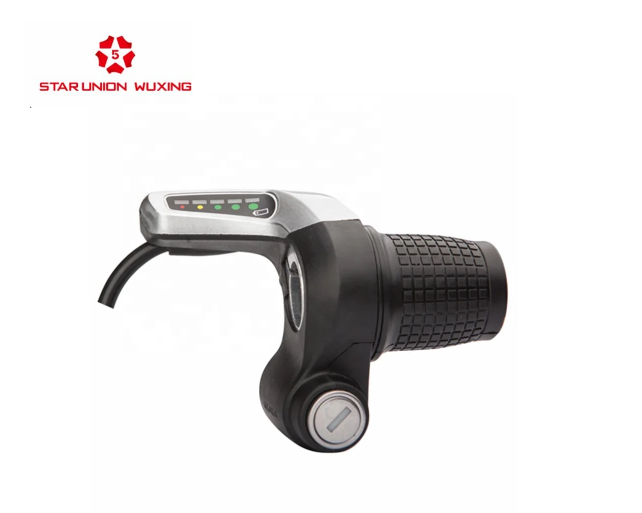 Wuxing key throttle 57DX Cheap electric bike accessory battery indicator key switch throttle