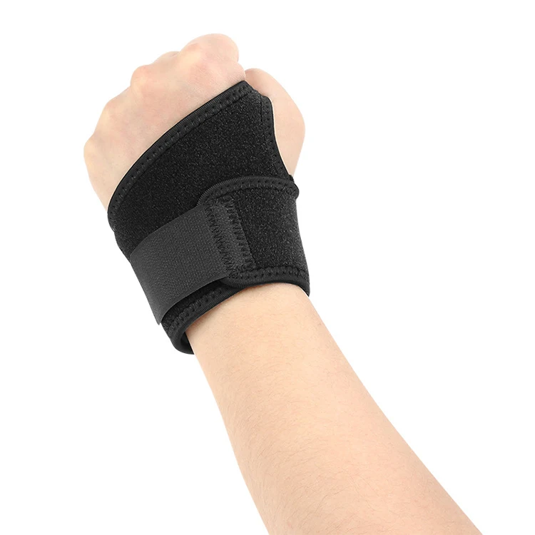 Custom Logo adjustable Adult Wristband Durable Polyester and Nylon Splint Brace for Sports Fitness Weightlifting Gym Tennis
