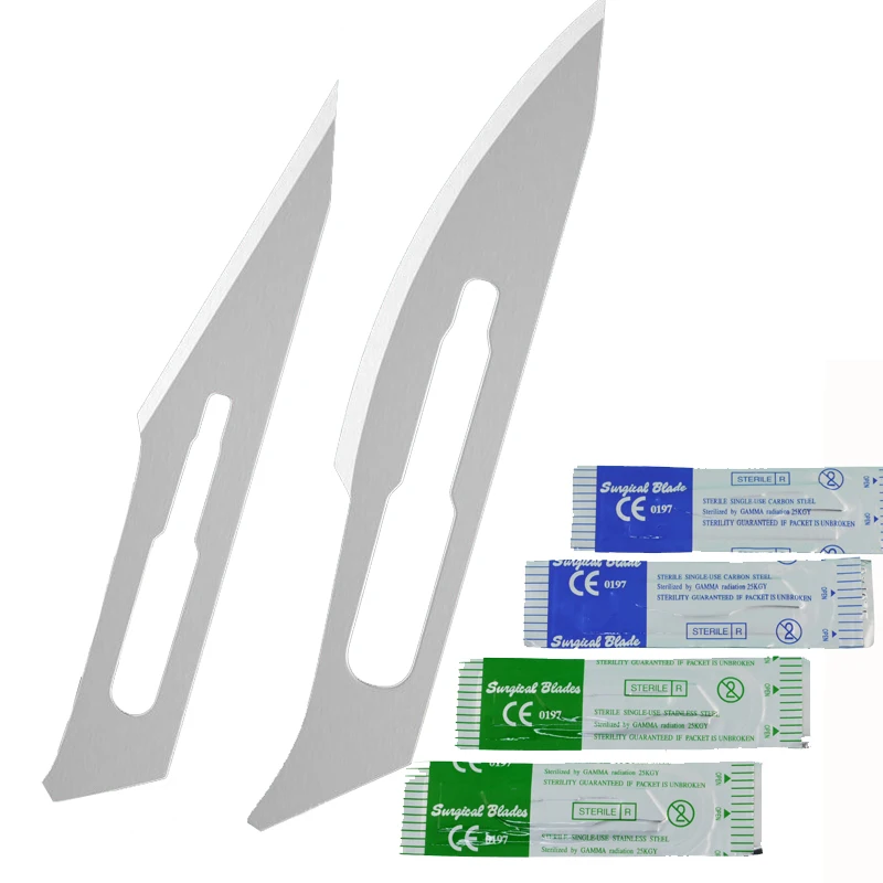 ORIENTMED sterilized surgical medical No 12 15 15C 17 23 24 25 custom disposable surgical blade 15c for surgical operation