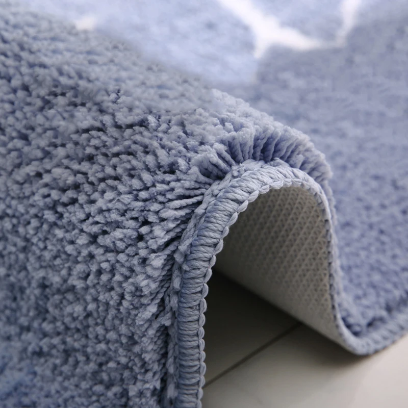 Nordic Style Thickening Washable Rugs Microfiber Soft Kid Quick Dry Bath Floor Mat Anti Slip Absorb Mats