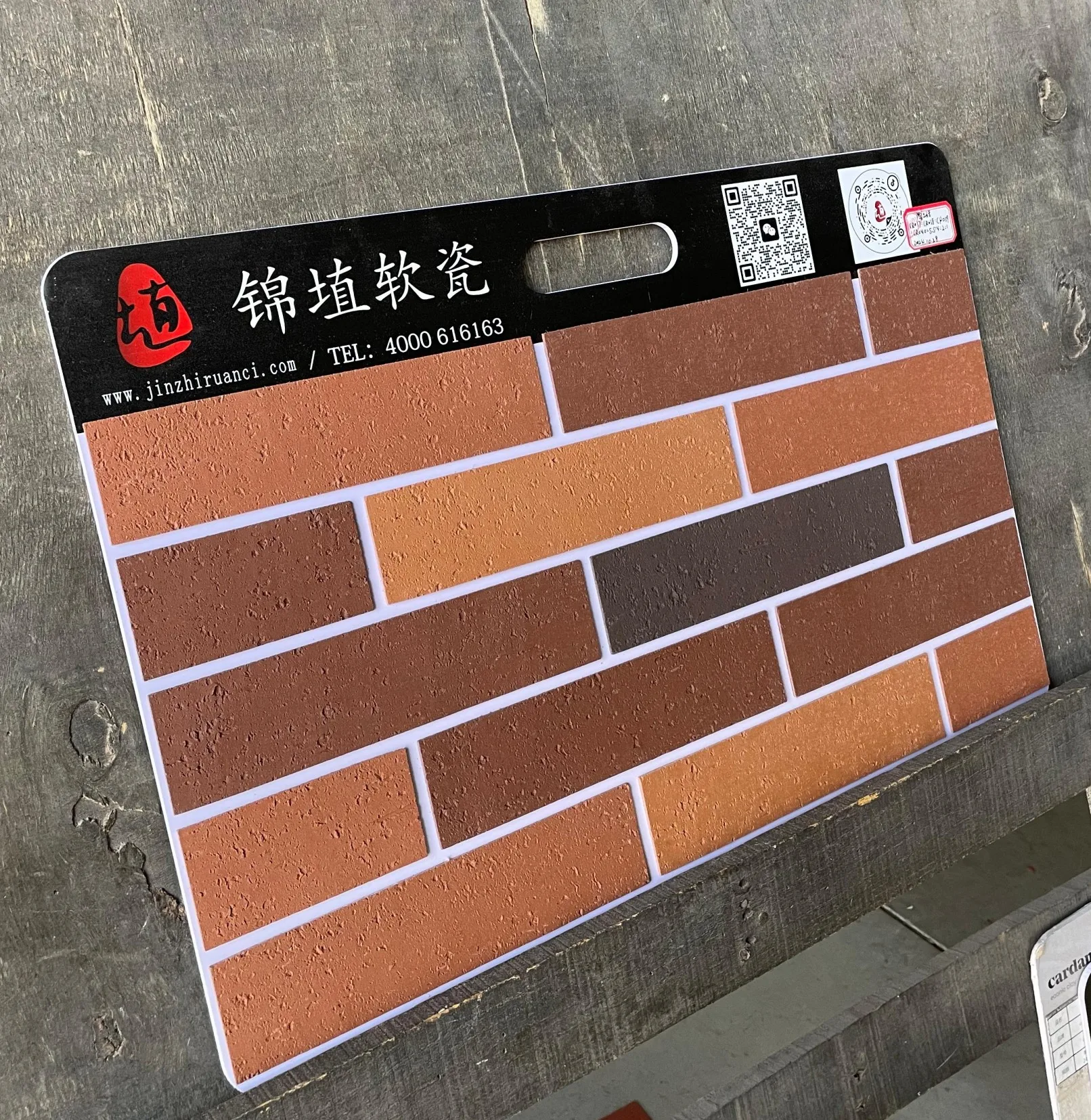Classic red mcm stone brick  for exterior wall  facade cladding  thin anti-crack ligthtweight facing flexible tiles