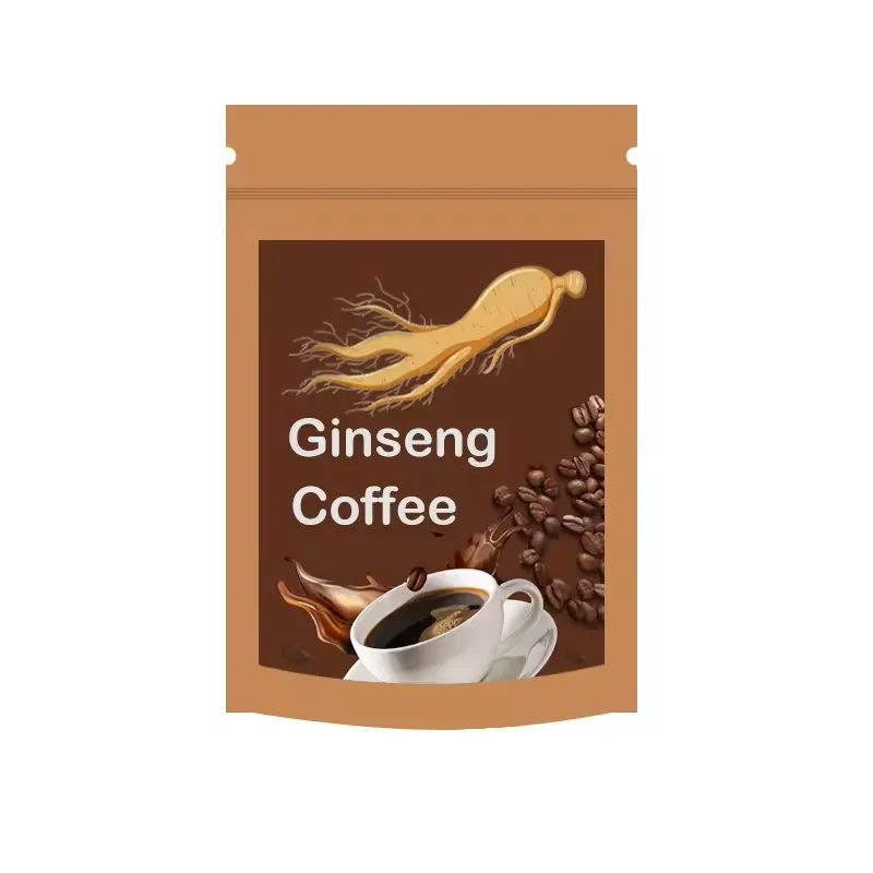 Factory Direct Coffee Man Power Quality Ginseng Root Extract Powder Ginseng Coffee Powder For Man