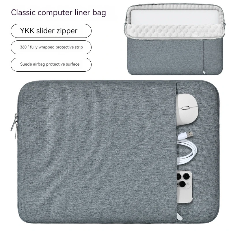 Laptop Case Bag Shockproof Protective Laptop Cover Briefcase Carrying Computer Bag with Accessory Pocket Portable Laptop Sleeve
