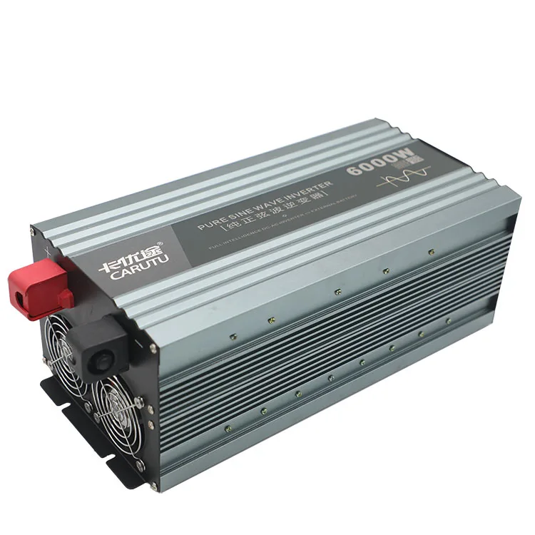 off grid solar inverter 6kw 6000w 24V 48V Dc to Ac 110v 220v 230v6000W Pure Sine Wave Power Inverter