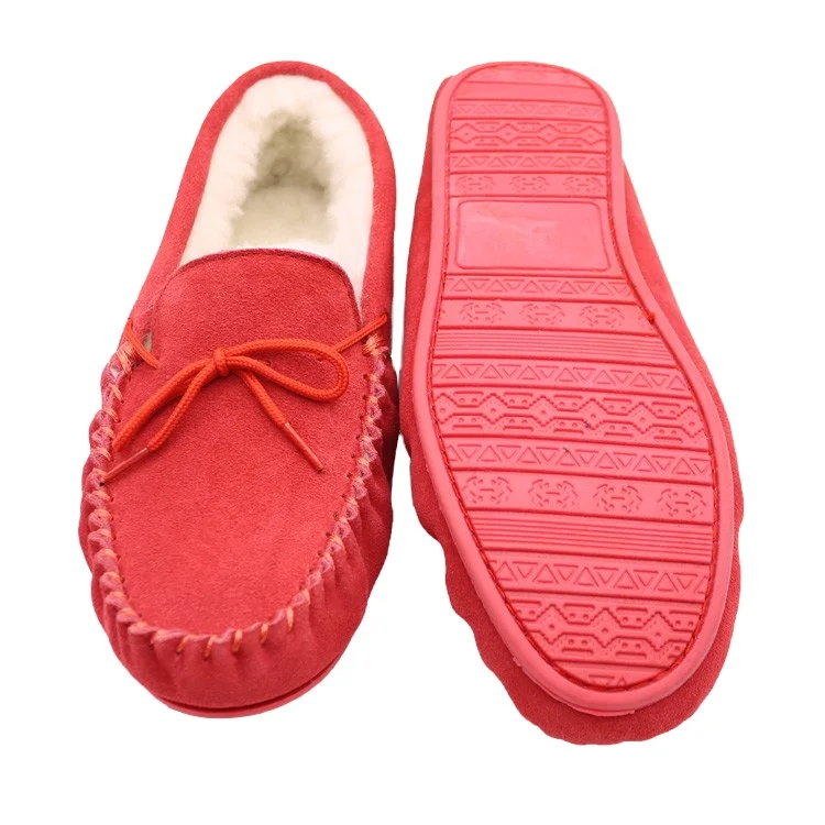 
CF-168 Winter Factory Ankle Length Red Color Unique Brand Brand Snow Winter Shoes Boots,Women Moccasins 