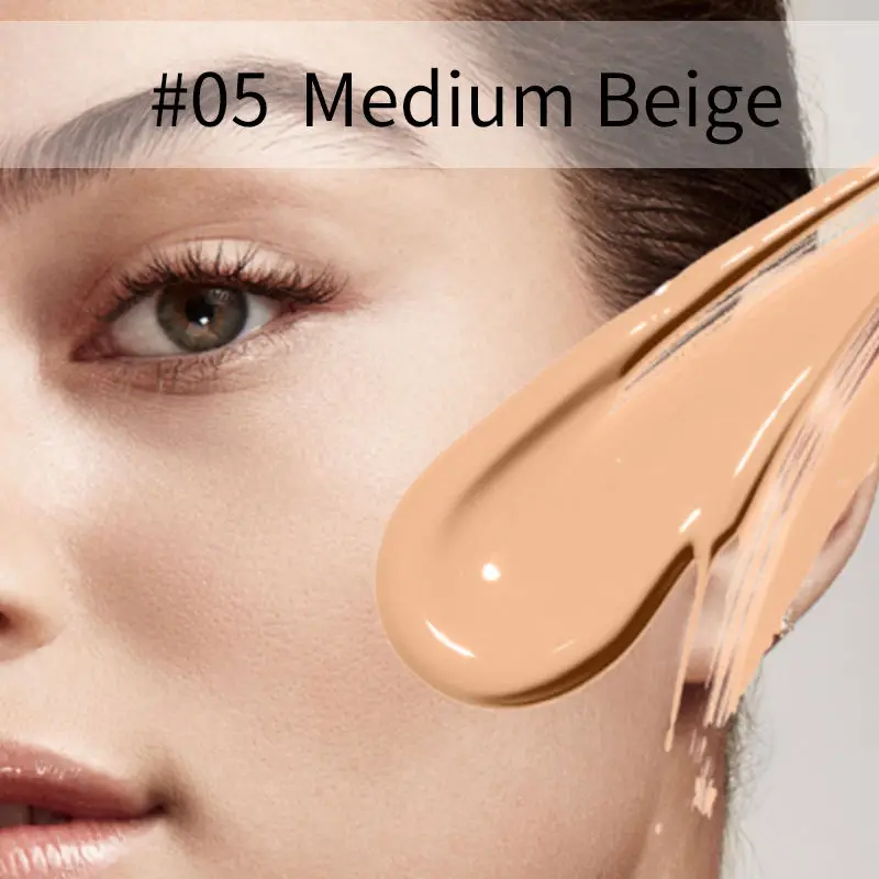 Full coverage foundation makeup wholesale liquid foundation with private label