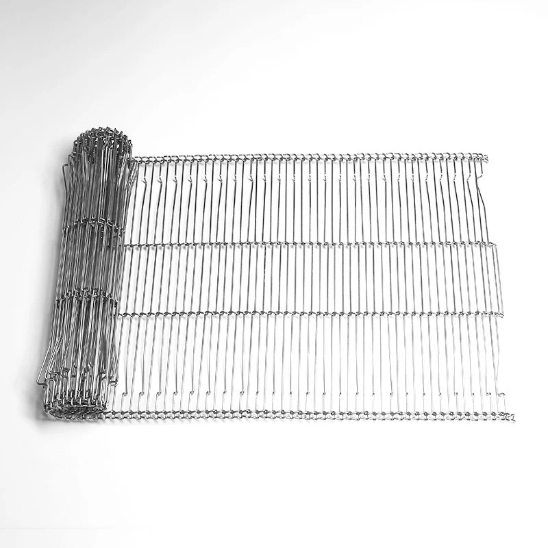 304 stainless steel flat flexible wire conveyor belt type B mesh belt