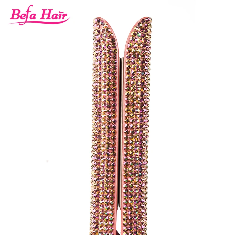 wholesale amazon high quality iron titanium hair private label flat iron  professional hair straightener online with custom logo