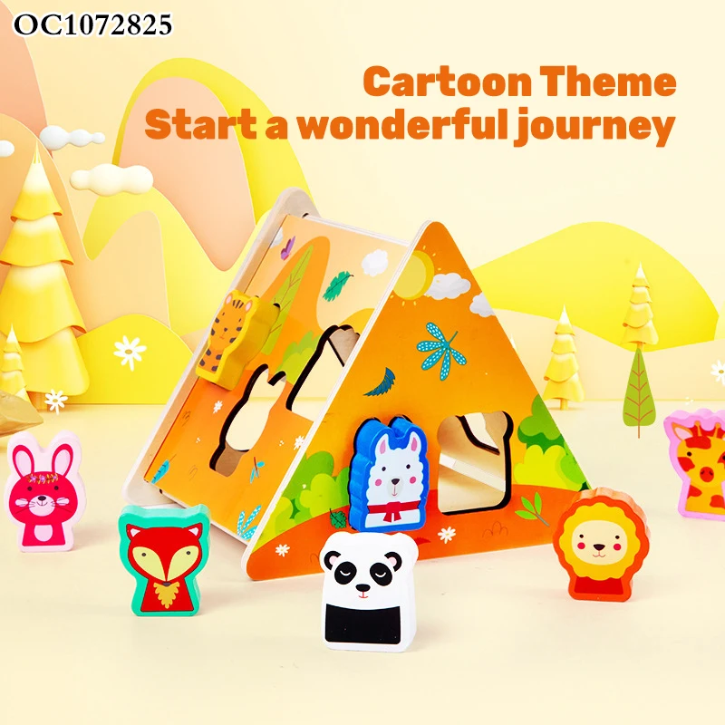 Traffic theme car shape children cognitive development toys wooden memory matching board game montessori for sale