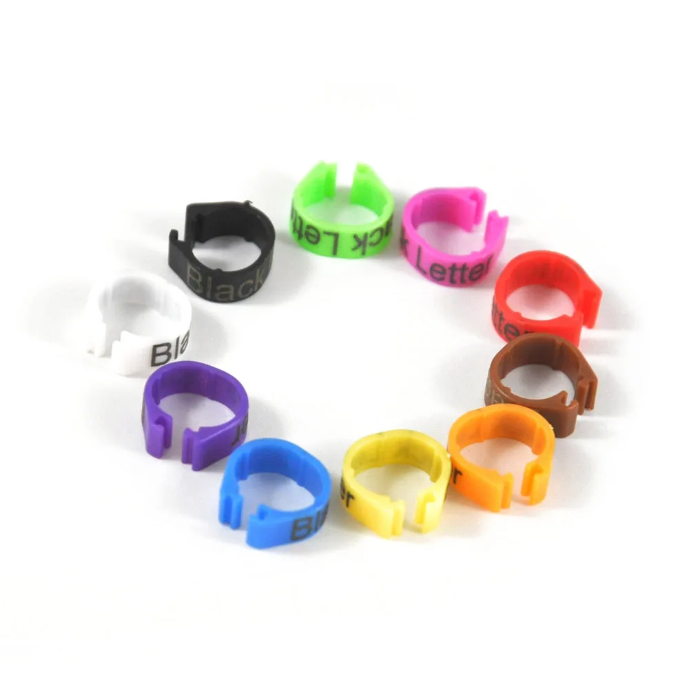 Plastic Open pigeon Ring for Pigeon/Chicken-8/9/10/12/14mm