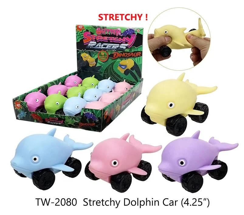 Novelty Squishy stretch Axolotl  Car toys
