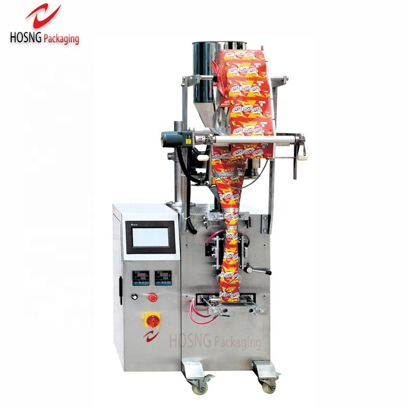 Granular Materials Seeds Cereal Peanut Candies Desiccant Sugar Feed Packing Machine For Pillow Type Bag Sealing
