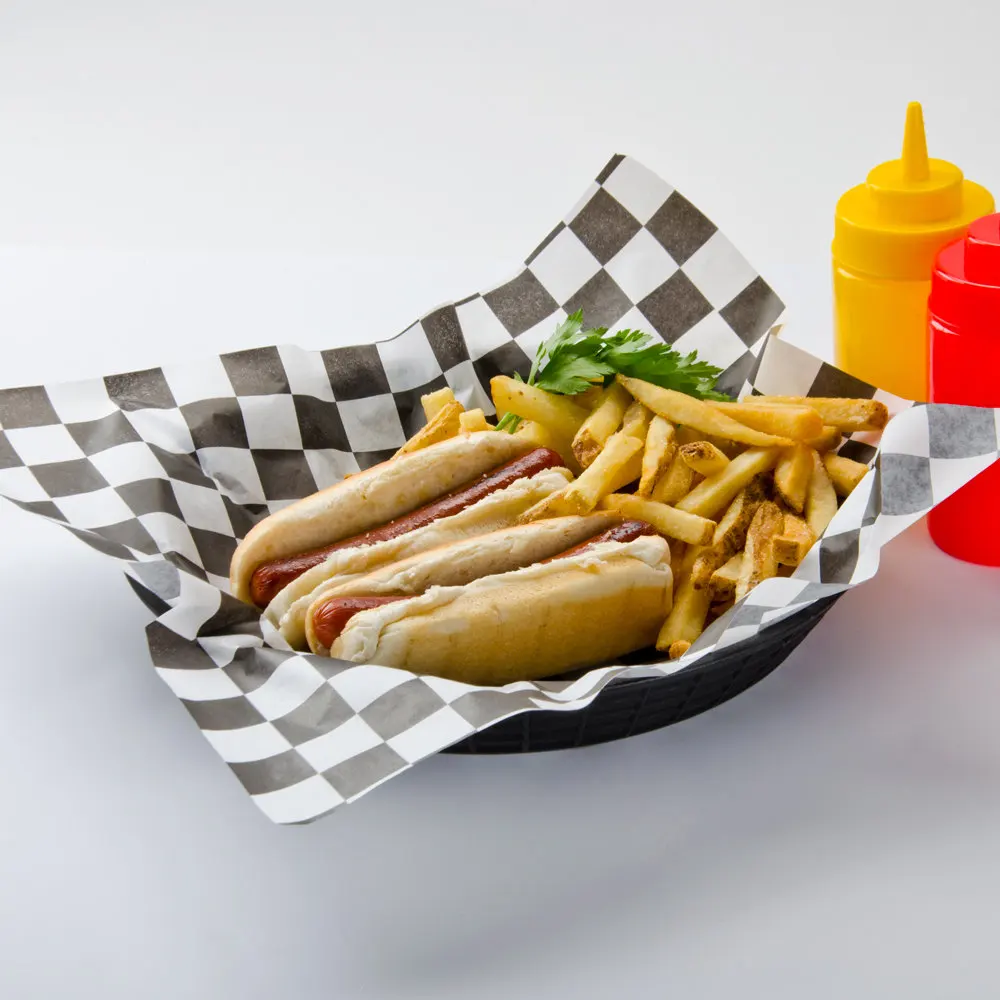 
custom logo colored printed grease proof bread packaging wax food wrapping paper 