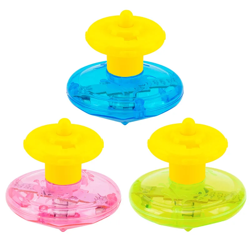 Cross-border Hot sale Music spinner Luminous Spinning top Children Toy
