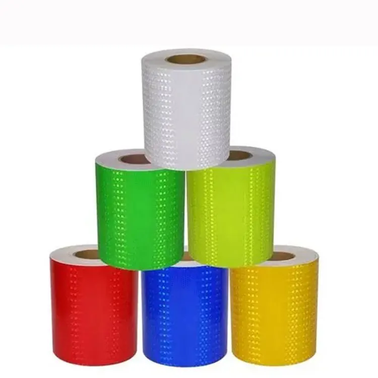 Sticky reflector for vehicles reflective sticker for trailers dot reflective belt