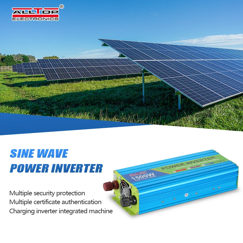 ALLTOP Low Frequency 300 600 750 1000 1500 2000 3000 Watt DC12/24V To AC220V Corrected Wave Power Inverter