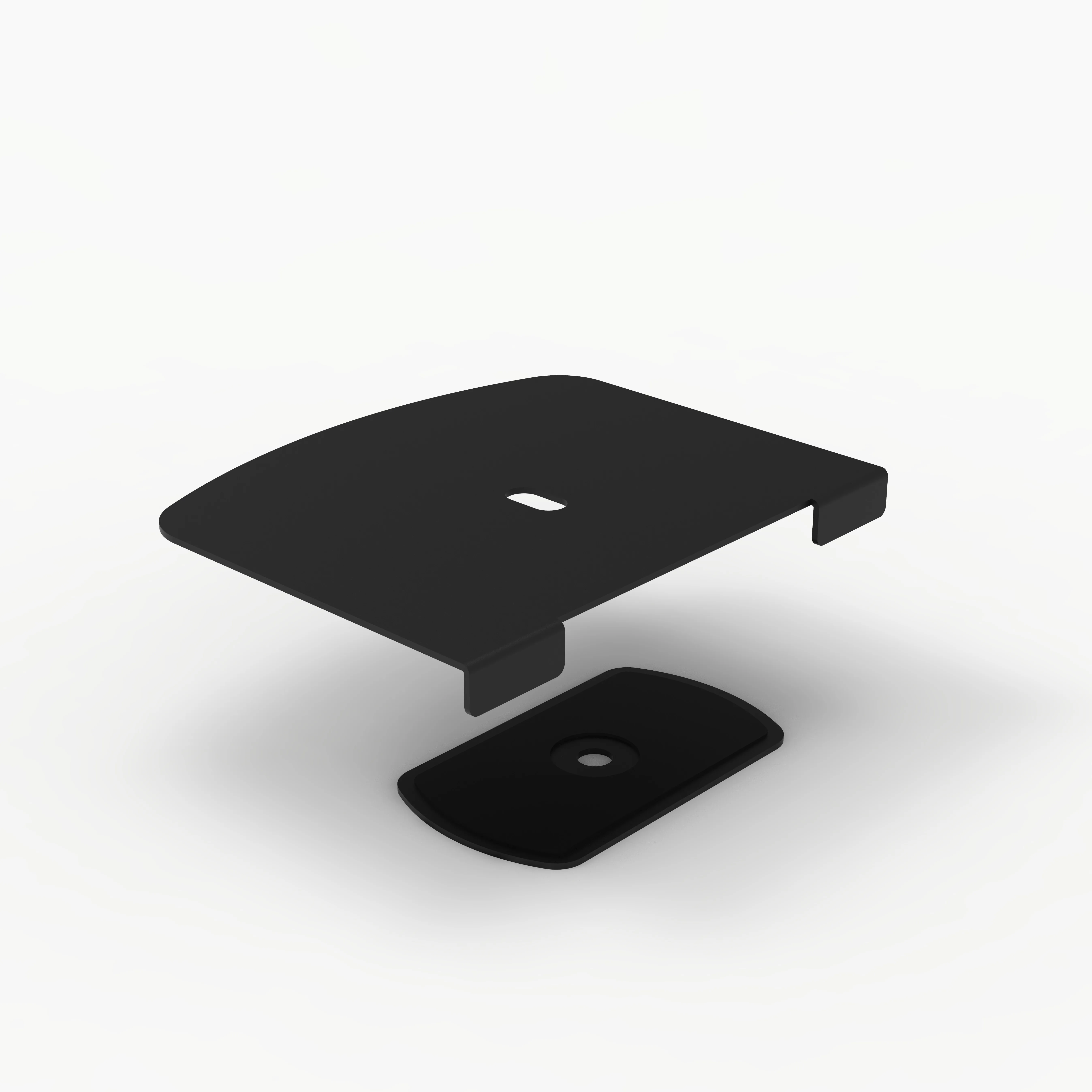 Fits Most Monitor Stand C-Clamp Installation Steel Bracket Plate Monitor Mount Reinforcement Plate