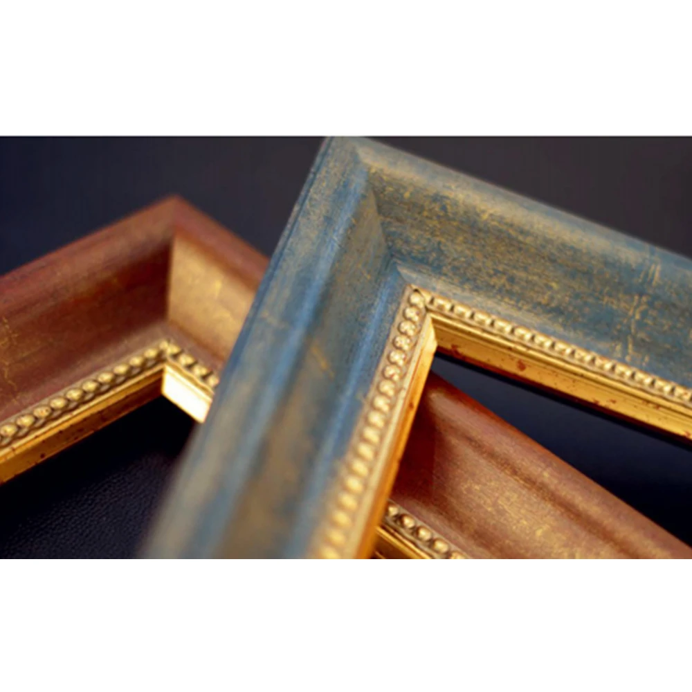 Wholesale Baroque Antique Gold Large Models PS Frame Moulding for Gallery Shop