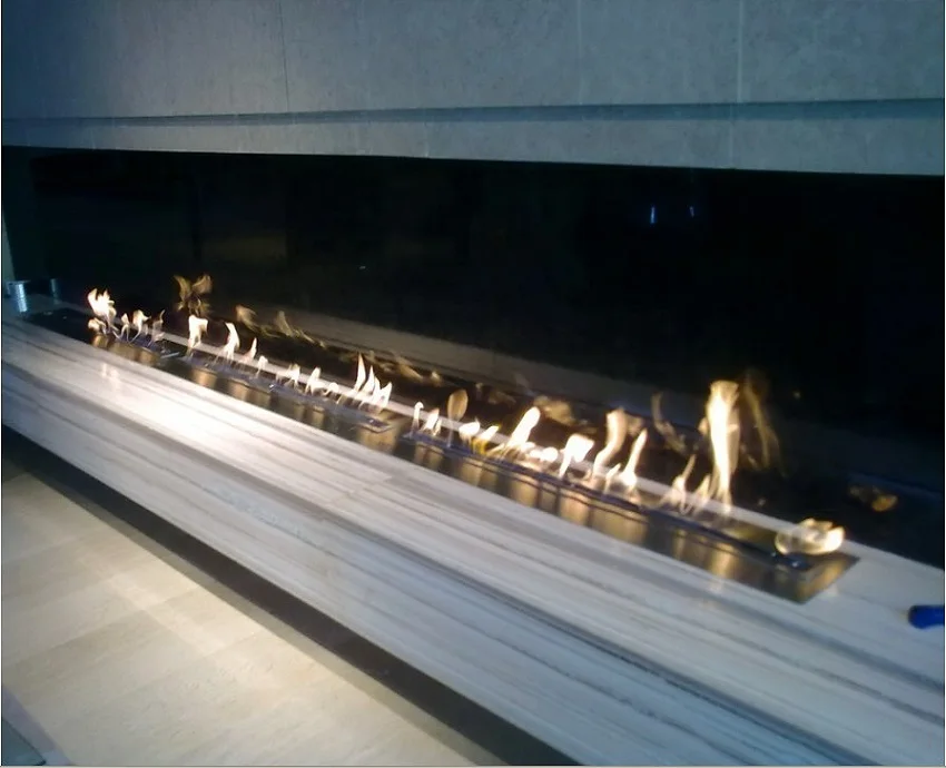 Inno-Fire 60 Inch Electric Fireplace Firebox Automatic Bioethanol burner