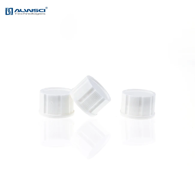ALWSCI White PP 18-400 Closed top PP cap for glass storage vial
