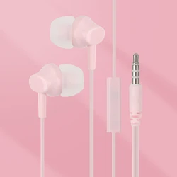 URIZONS buy earphones china  handsfree wired sports earphones with microphone and volume control  macaron earbuds