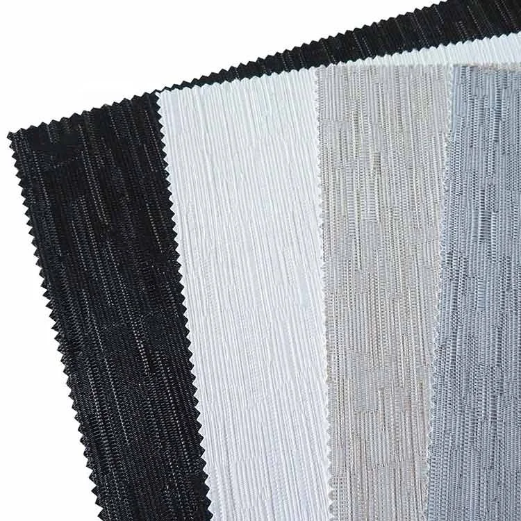 made in china semi pvc coated Black out blackout roll basic roller blind pvc sheer plain fabric in stock 50 m  stock lots