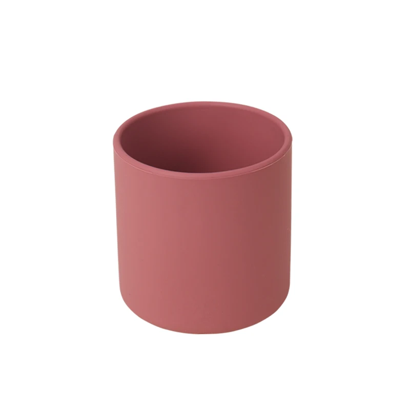 Food Grade Common Silicone Snack Drinking Cup For Kids Tableware