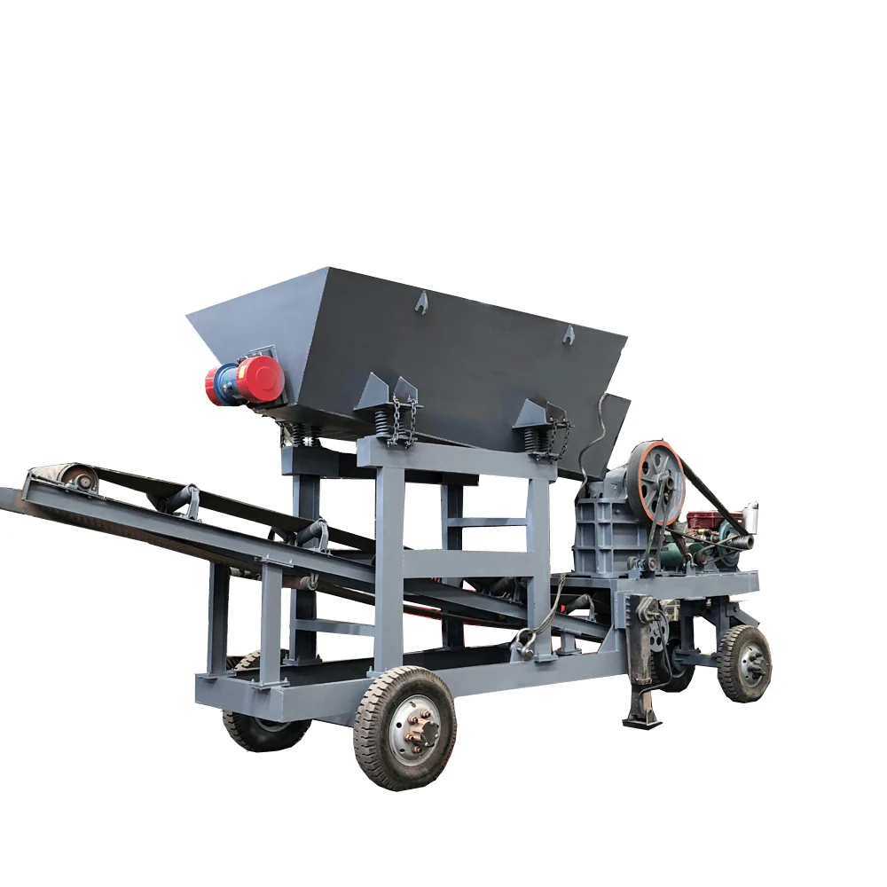 Portable concrete crushing plant,PE-250*400 jaw crusher mobile station,PE-200*350 crushing machine