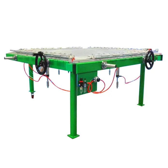 Automatic and Semi-Automatic Silk Screen Stretching Machine New Condition with Manual Tighten Screen Mesh