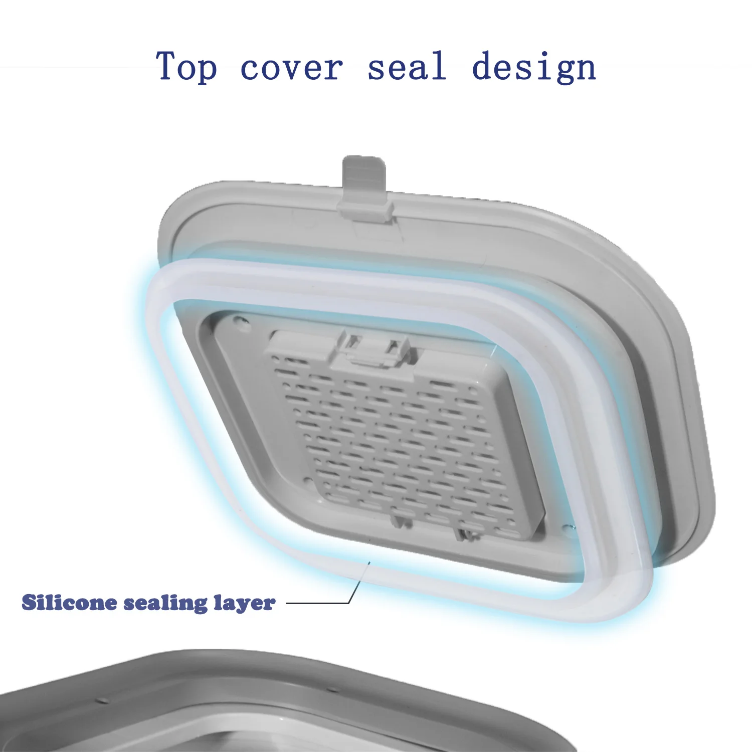 Automatic App Remote Control Vacuum Cat Dispenser Dog Food Bowl Stand Small Pet Feeder Grey Automatic Feeders