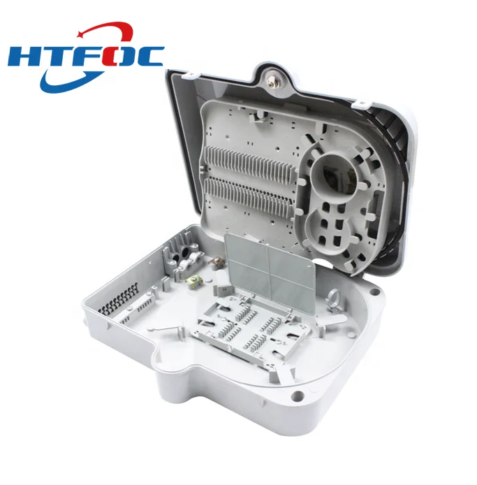 24 Core Fiber Optical Distribution Box CTO FDB Ftth Gpon 3 Feeder Ports and 24 Access Ports Rohs Support IP 65 for FTTH