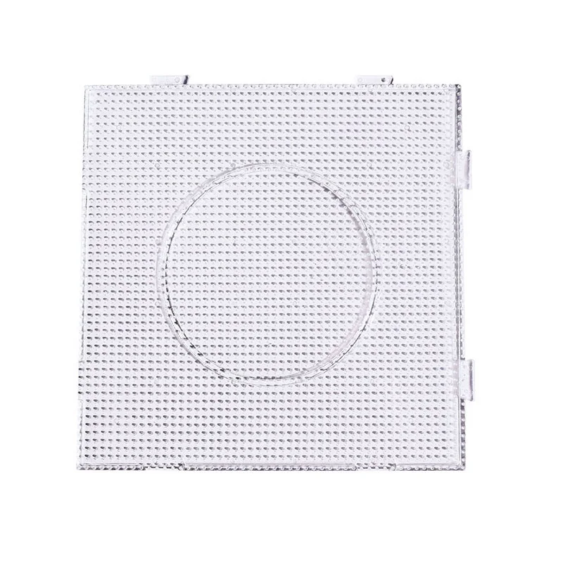 Wholesale 2.6mm Children Toys Puzzle Round Transparent Square Hexagonal Plastic Board Perler Hama Fuse Beads Pegboard for Kids