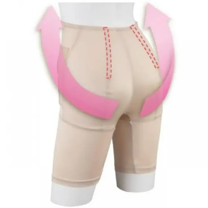 Inujirushi Postpartum Body Shaping Short High Quality Hips Shaper with Tummy Control Breathable Material Improves Posture-Step 3