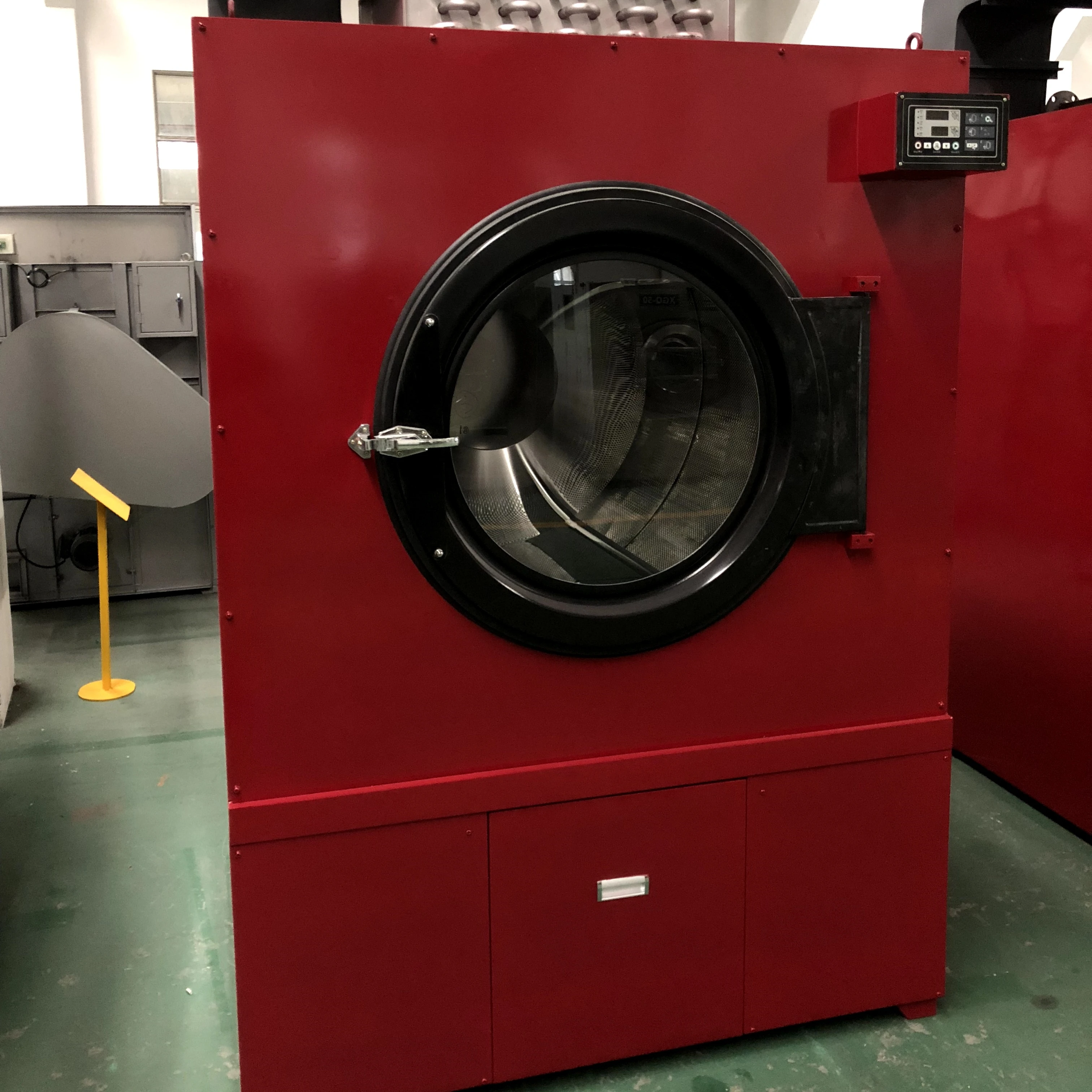 Professional Commercial 15kg-200kg Industrial Laundry Dryer Electric and Steam Fuel Dual Function Machine