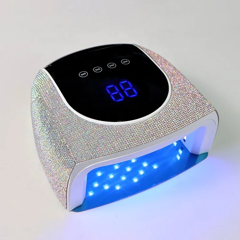 Iksbeauty Professional 96w Portable Uv Led Nail Lamp Shine Rhinestones Nail Dryer Cordless Rechargeable Gel Nail Light Manicure
