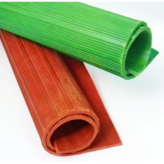 Anti-slip rubber sheet / ribbed strip rubber sheet