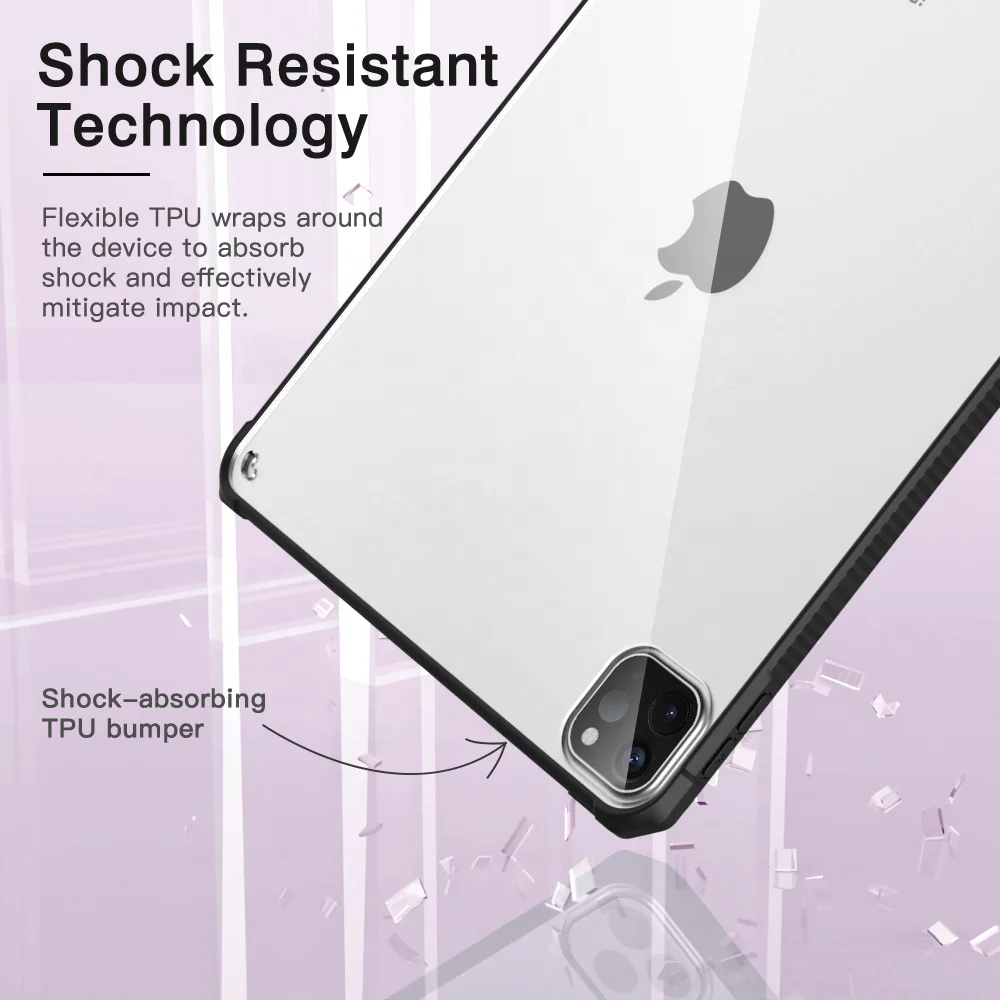Новинка 2021 чехлы для планшета Apple iPad Pro11 дюймов из ТПУ и акрила защитный чехол против царапин противоударный