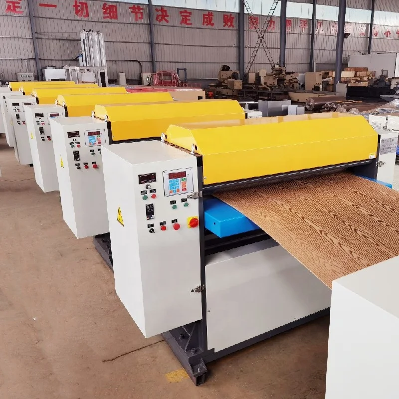 Custom Decorative Board Embossing Machine MDF board wood grain Embossing Machine