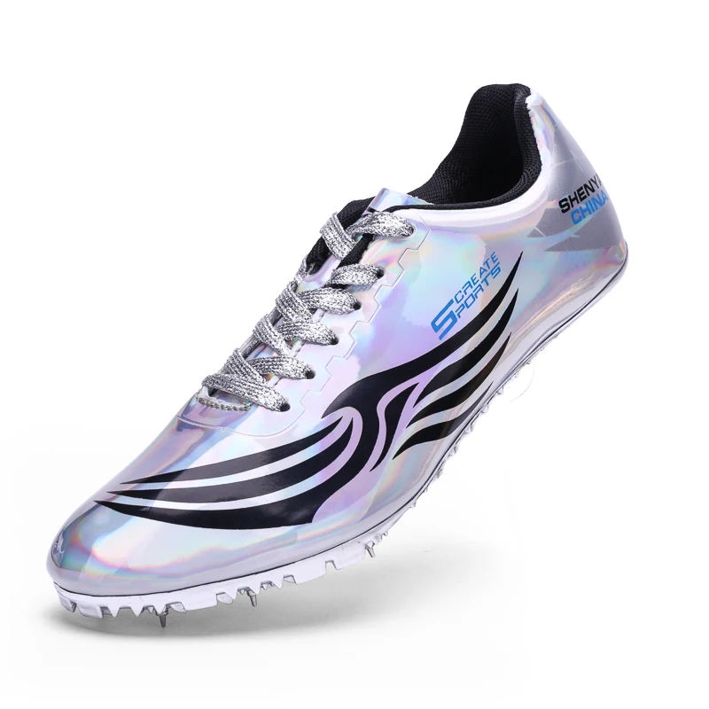 
Sports Spiked Track Spikes Running Shoes Track and Field Cleats Sneakers Professional Training Breathable Sprint bambas mujer 