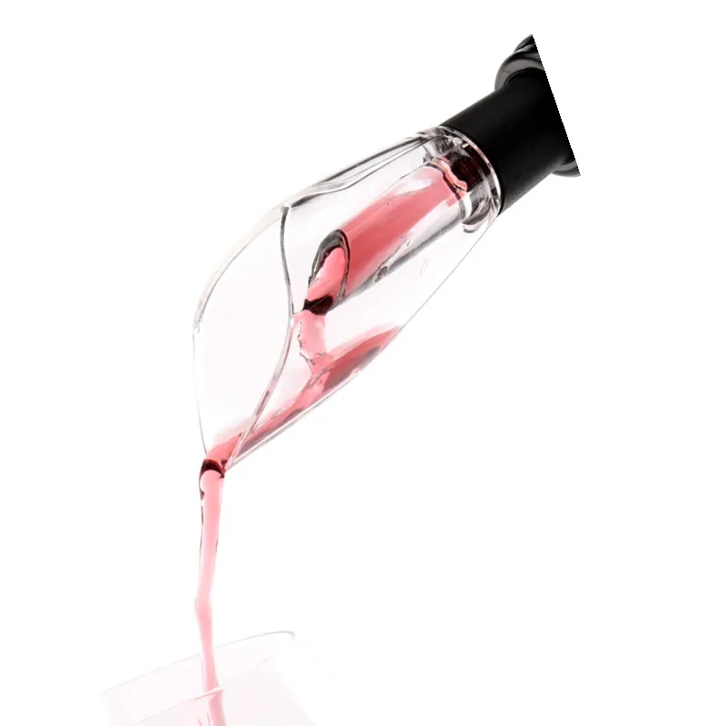 
high quality wine accessory acrylic aerator pourer / foil wine bottle decanter pourer barware 