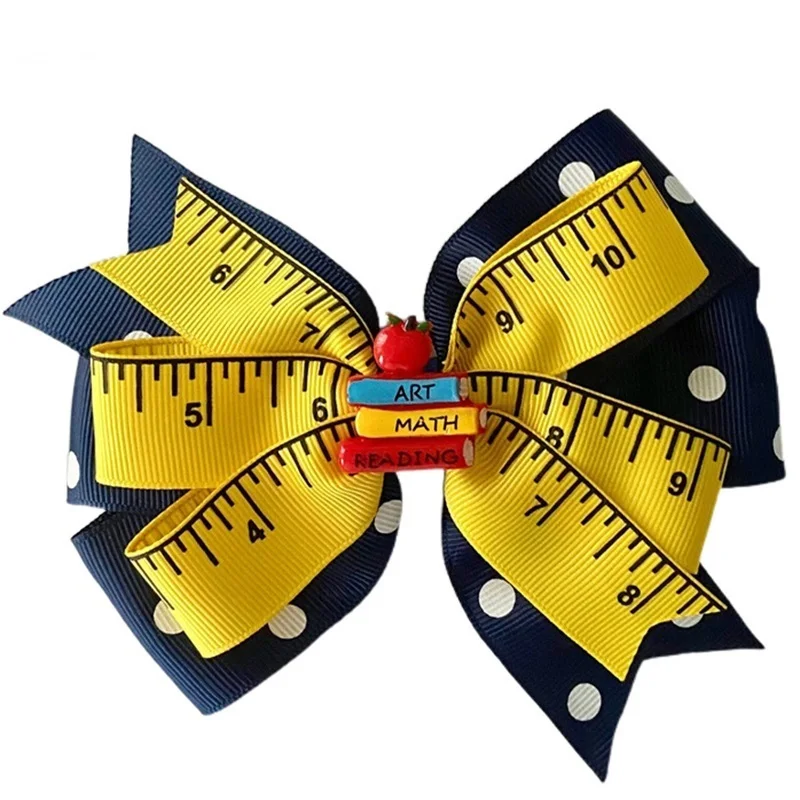 NO.177-NO.207 4' back to school hair bows pencil Toddler hair accessories  for girls clip