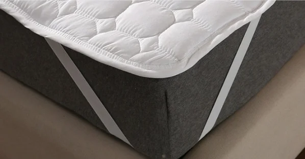 Factory Hot Sale Comfortable Soft Pure Cotton Hotel Mattress Protective Pad Bedding Set