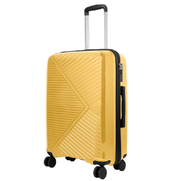 Factory Direct Supply 2023 Color Customizable PP Material Suitcase Travel Luggage Wholesale Trolley Case set