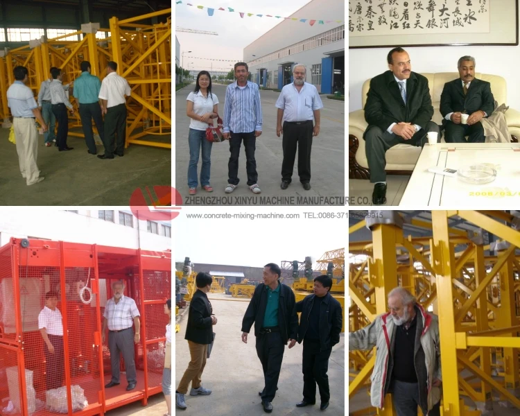 QTZ40A(4708) China New Small Topless Construction Flattop Tower Crane Machine Flat Top Building Tower Cranes Price