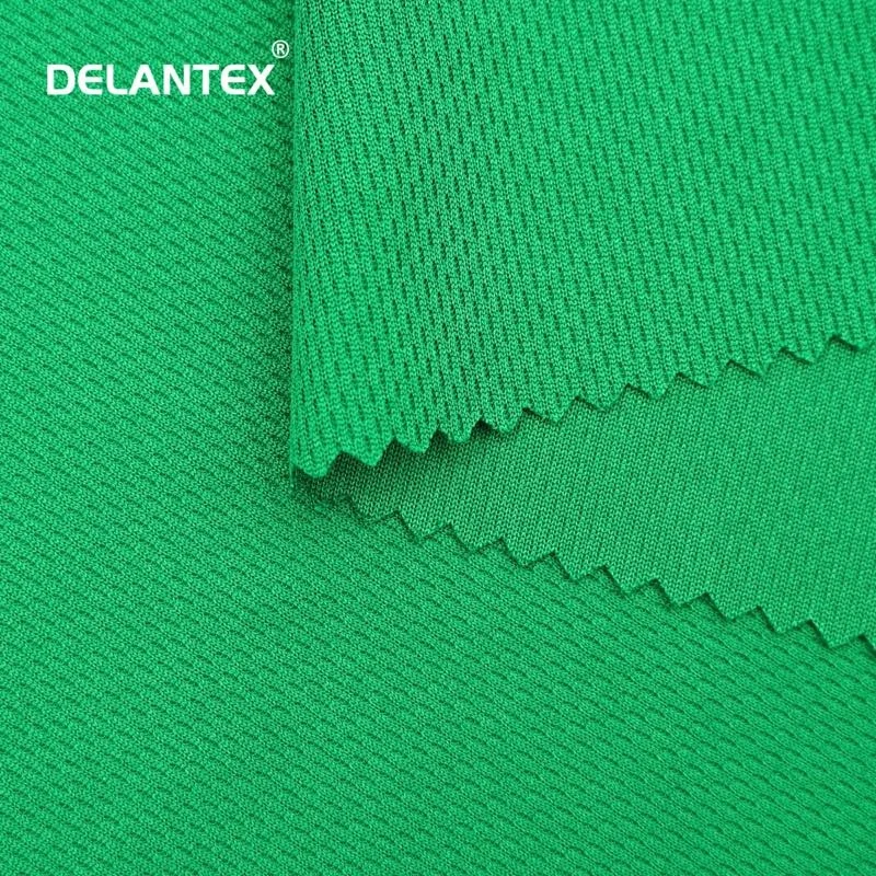 Delantex дышащая спортивная ткань 100% Полиэстеровая сухая сетчатая с птичьим глазом