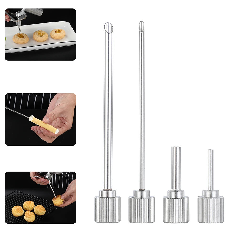 Whipped Cream Dispenser Stainless Steel Cream Whipper with 3 Decoration Tip Professional Whip Cream Maker