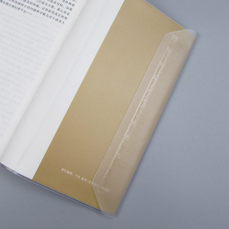 
Factory direct supply PVC frosted transparent clear adjustable stretchable book cover 