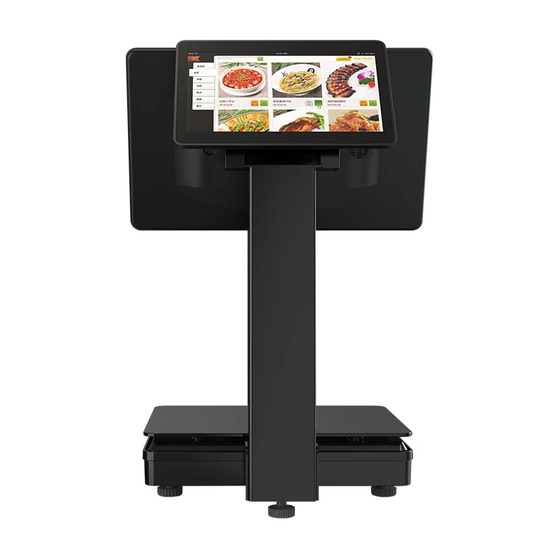 2022 Заводские двойные весы android pos-системы smart pos для взвешивания штрих-кодов печати этикеток магазина фруктов