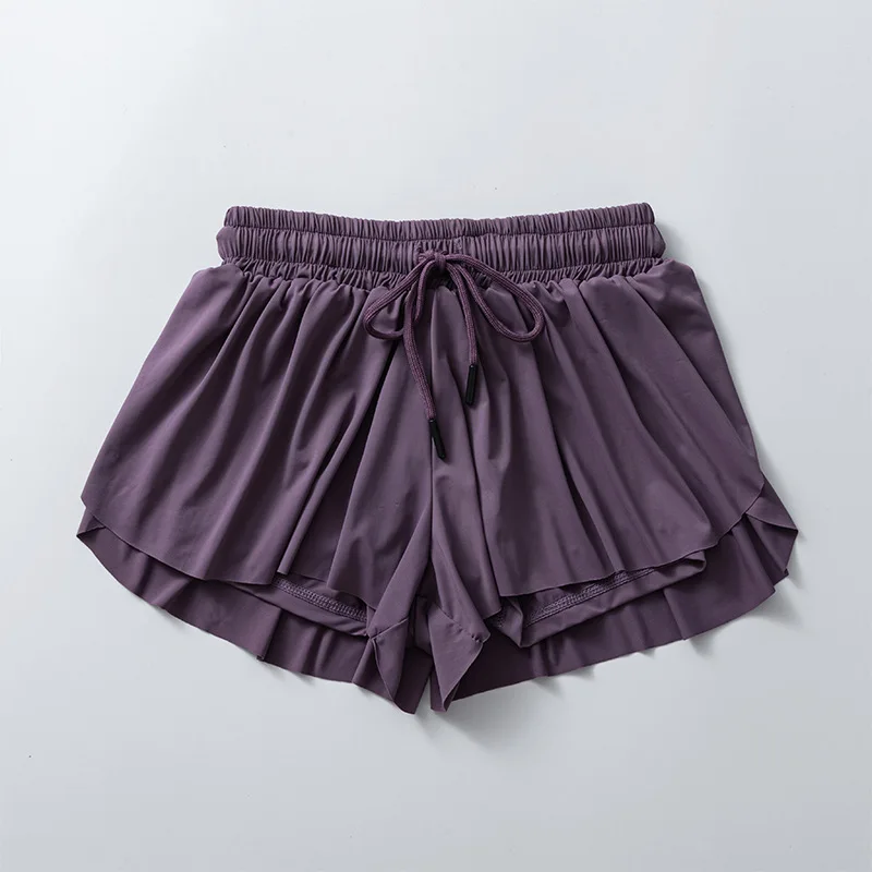 Custom Logo Shorts 2 in 1 Butterfly Shorts High Waisted Women Kids Youth Workout Biker Running Yoga Gym Tennis Skirt